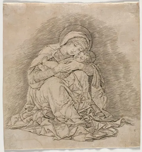 Virgin and Child, by Andrea Mantegna