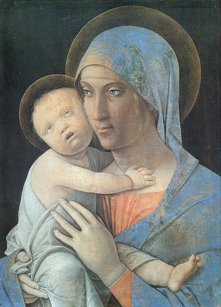 Virgin and Child, by Andrea Mantegna