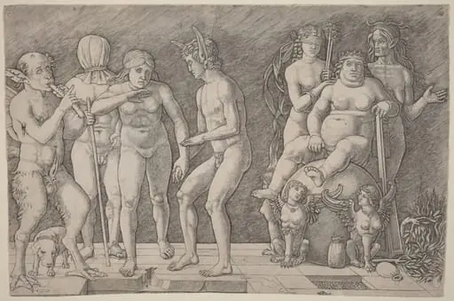 Virtus Combusta: An Allegory of Virtue, by Andrea Mantegna
