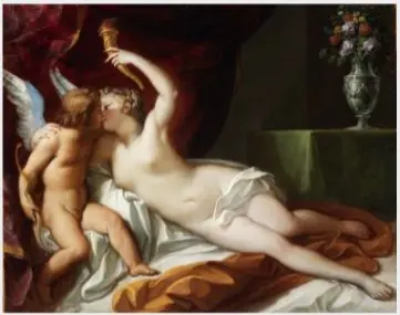 Venus and Cupid, by Andrea Procaccini
