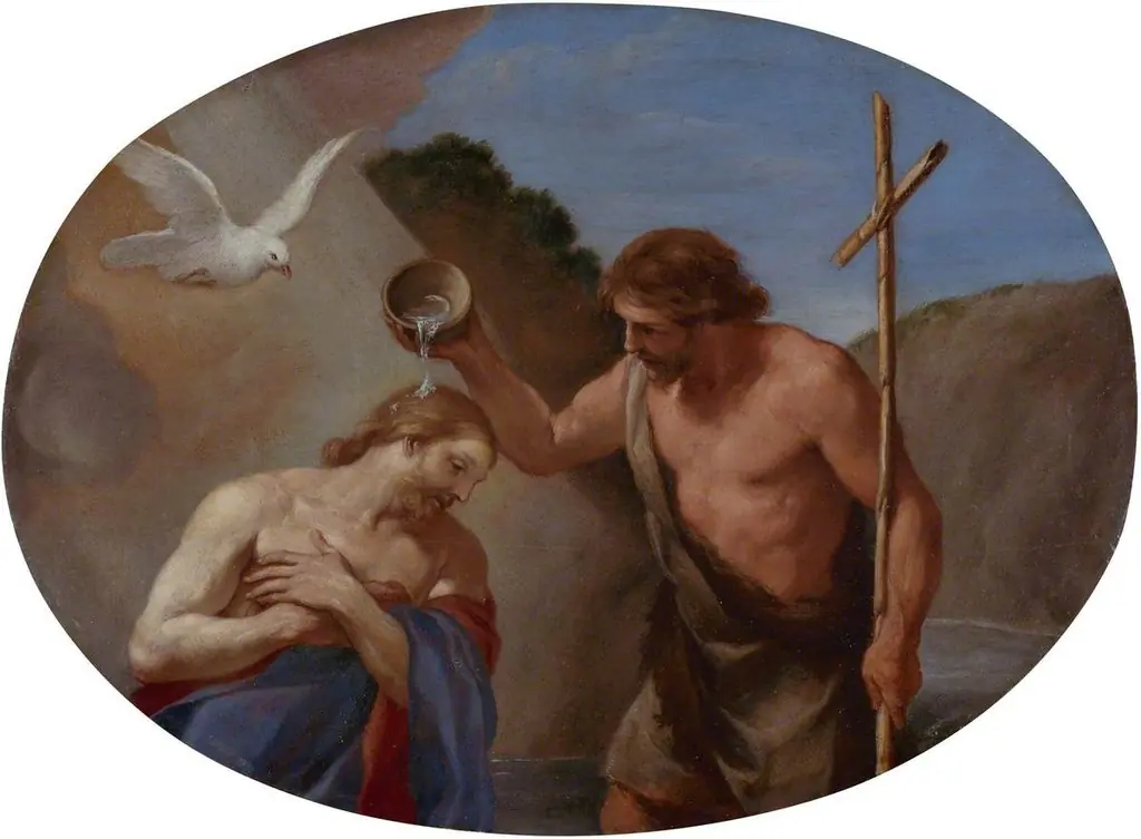 The Baptism of Christ, by Andrea Sacchi