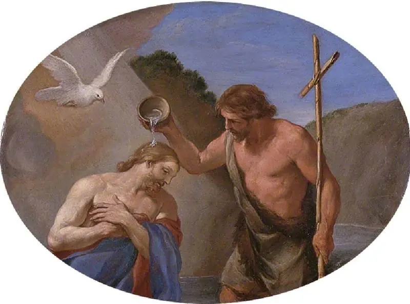 The Baptism of Christ, by Andrea Sacchi