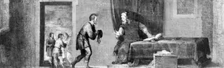 The parable of the unjust steward, by Andrea Schiavone, 1555