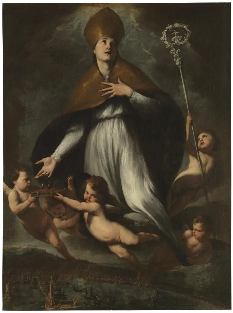 The ascension of Saint Gennaro, by Andrea Vaccaro