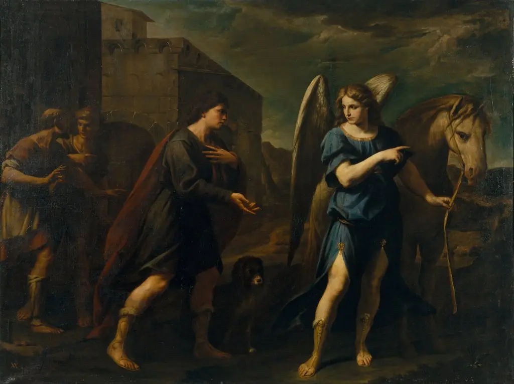 Tobias Meets the Archangel Raphael, by Andrea Vaccaro
