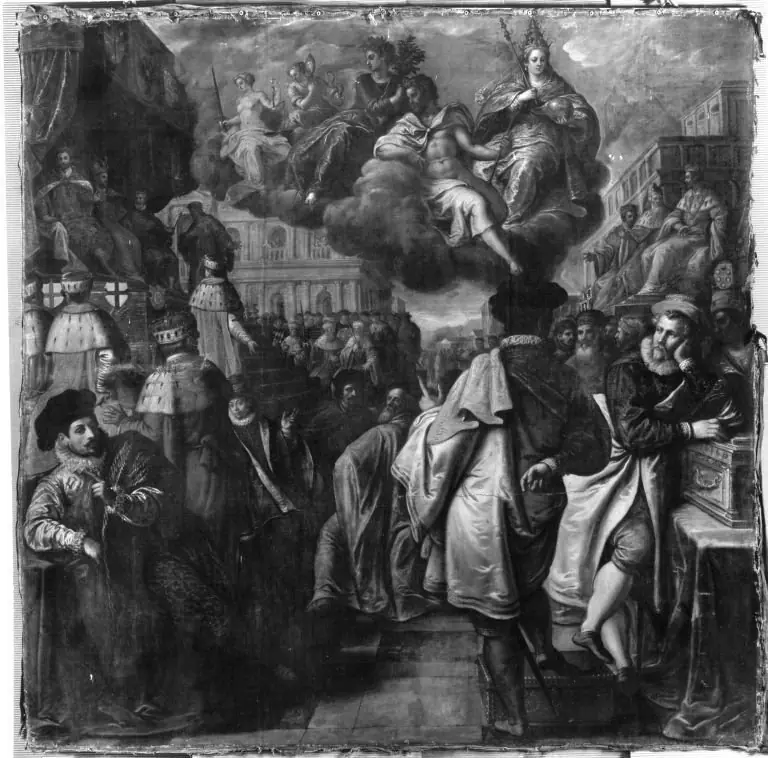 Allegory of Happiness, by Andrea Vicentino
