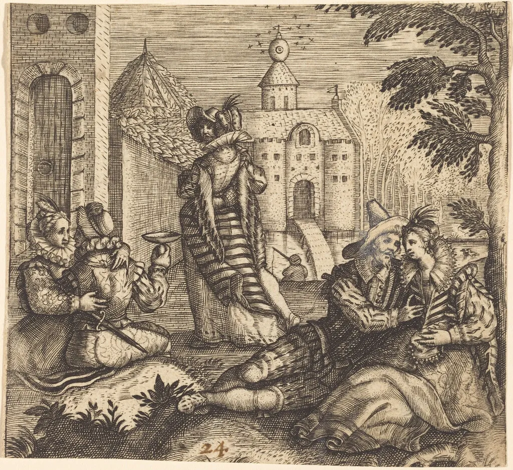 Exempel und Lehr Jetziger Welt Lauf, by Andreas Bretschneider III, ink, 1622
