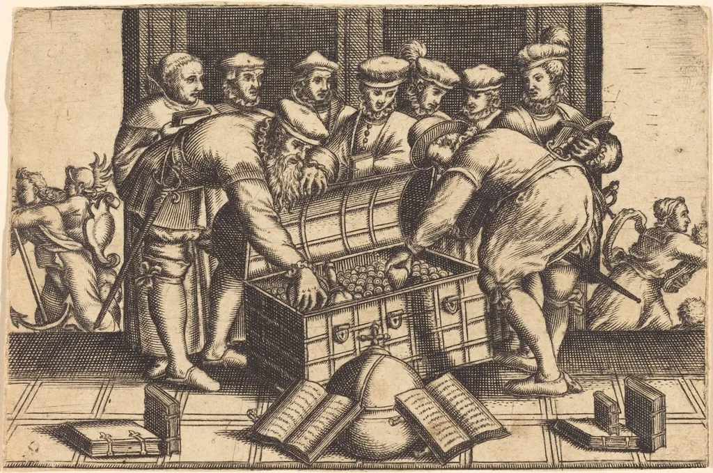 Exempel und Lehr Jetziger Welt Lauf, by Andreas Bretschneider III, ink, 1622