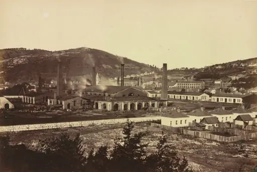 Ironworks in Reschitza, by Andreas Groll
