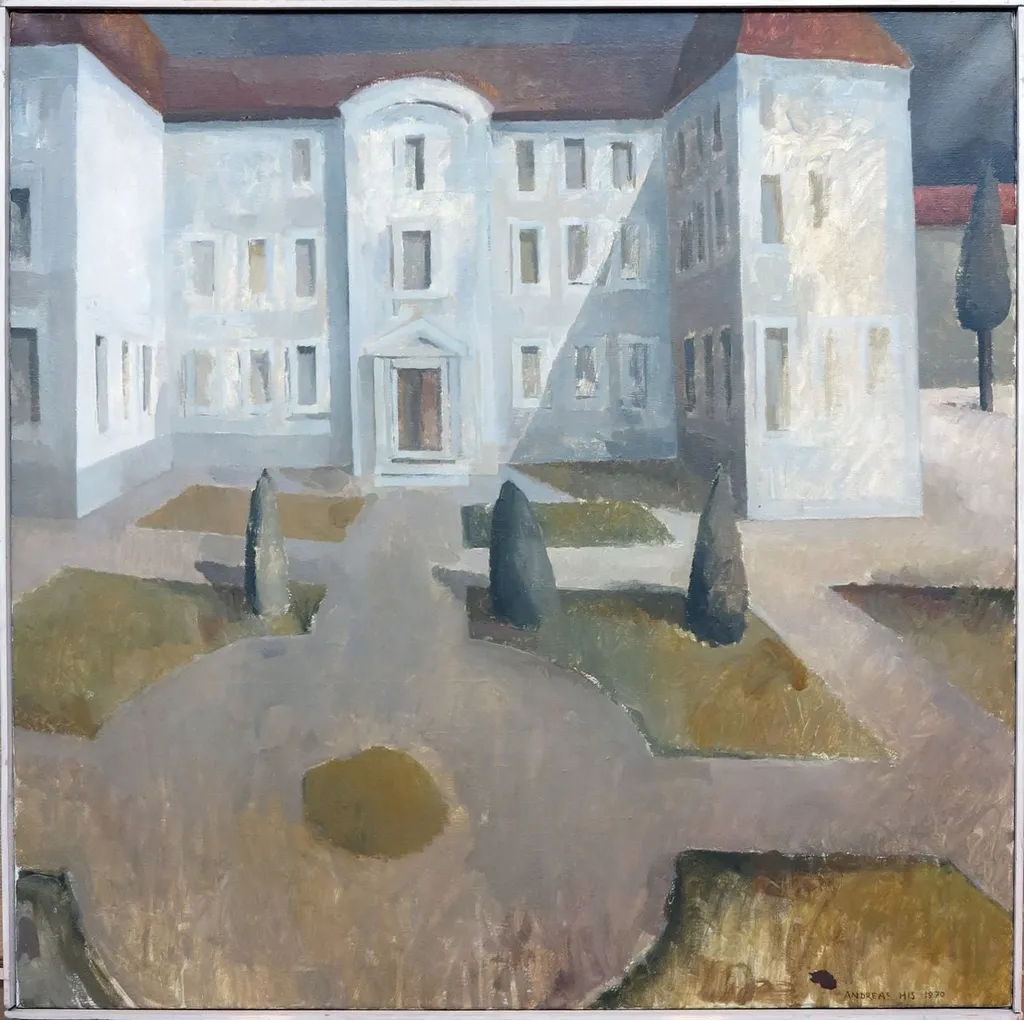 His, Andreas - Malerei, Palais, by Andreas His, unspecified, 1970
