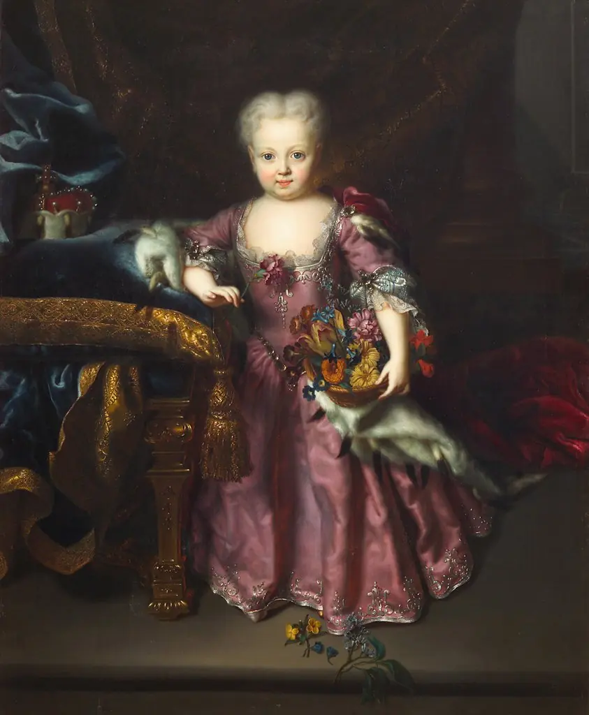 Erzherzogin Maria Amalie (1724-1730) im Alter von drei Jahren, by Andreas Møller