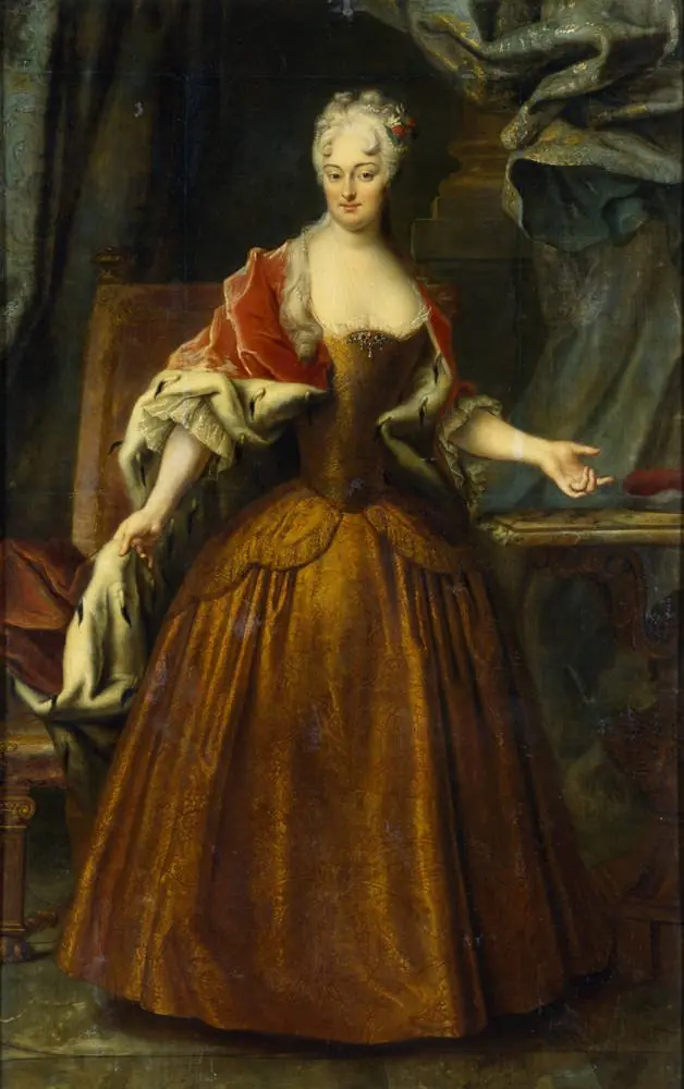 Sophie, Markgräfin von Brandenburg-Bayreuth, geb. Herzogin Sachsen-Weißenfels (1684-1752), by Andreas Møller