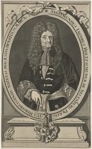 Sigismundus Jacobus Holtzschuher de Neuenburg, by Andreas Mattaus Wolfgang