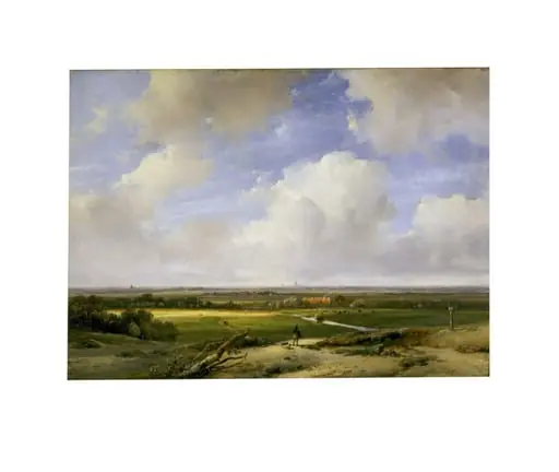 Landscape near Haarlem, by Andreas Schelfhout