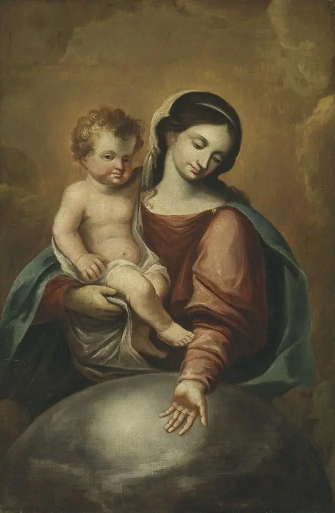 Maria mit dem Jesusknaben, by Andreas Wolff