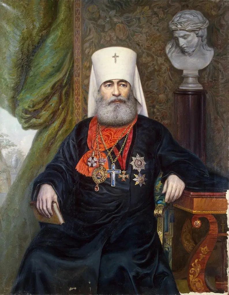 Portrait of Metropolitan Antonius, by Andrei Andreevich Karelin