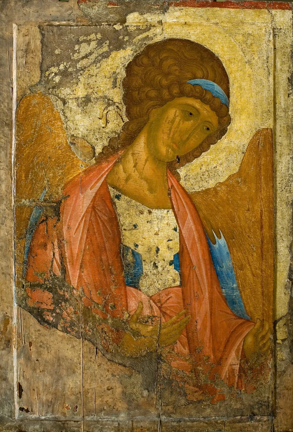 Archangel Michael, by Andrei Rublev, tempera, 1410