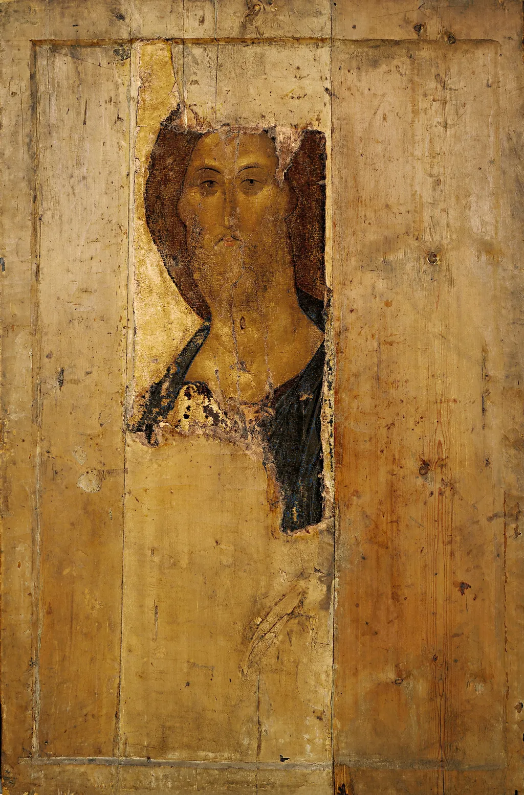 Christ the Redeemer, by Andrei Rublev, tempera, 1420