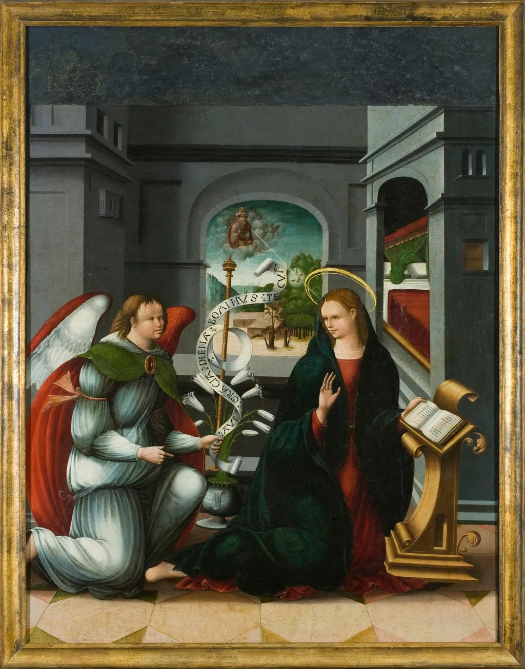 Annunciation, by Andrés de Melgar, unspecified, 1530