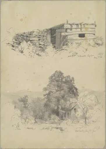 The Deserted Pigpen; and West Hurley, by Andrew Fisher Bunner