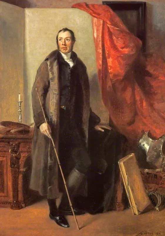 George Sanders (1774 - 1846), by Andrew Geddes, oil, 1816
