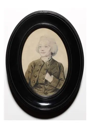 Portrait in watercolour of a gentleman, by Andrew van Rymsdyk