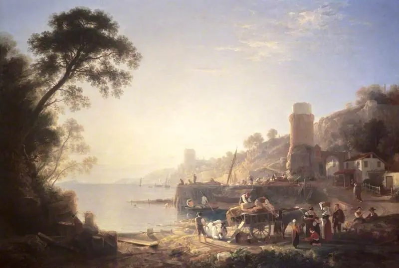 Evening in the Bay of Genoa, by Andrew Wilson