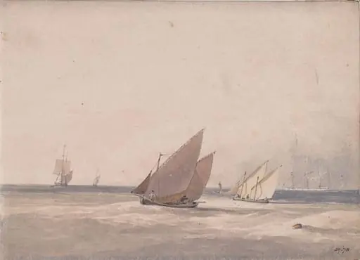 Leith Roads with Shipping, by Andrew Wilson