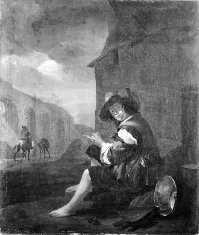 A Tinker, by Andries Both, oil, 1638
