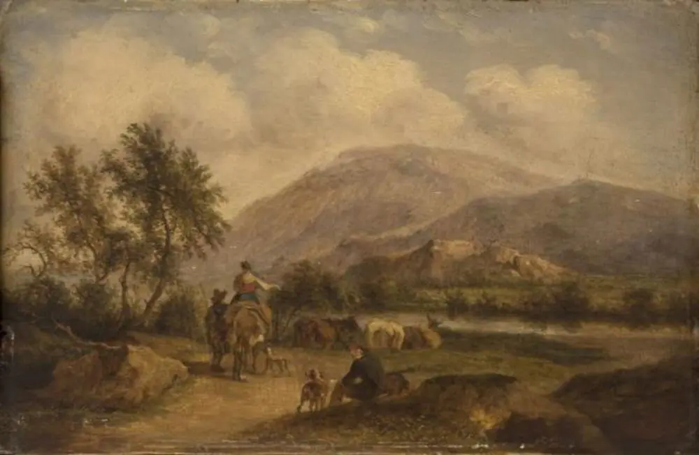 Landscape with Cattle, Italy, by Andries Both