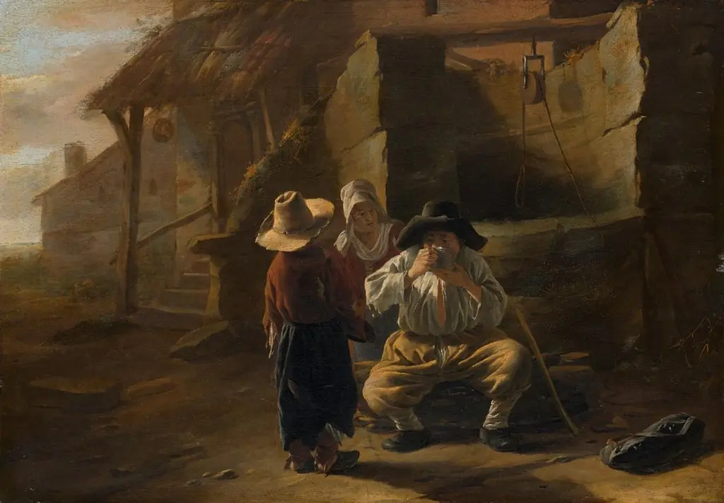 Travellers by a well, by Andries Both