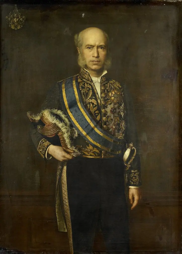 Portrait of Johan Wilhelm van Lansberge, by Andries van den Berg