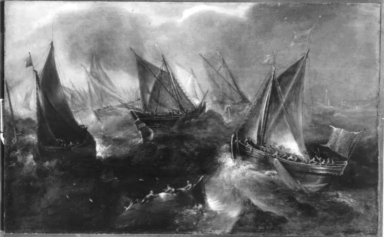 Seegefecht, by Andries van Eertvelt
