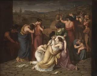 Andromache in Despair at the Sight of Hector's Body