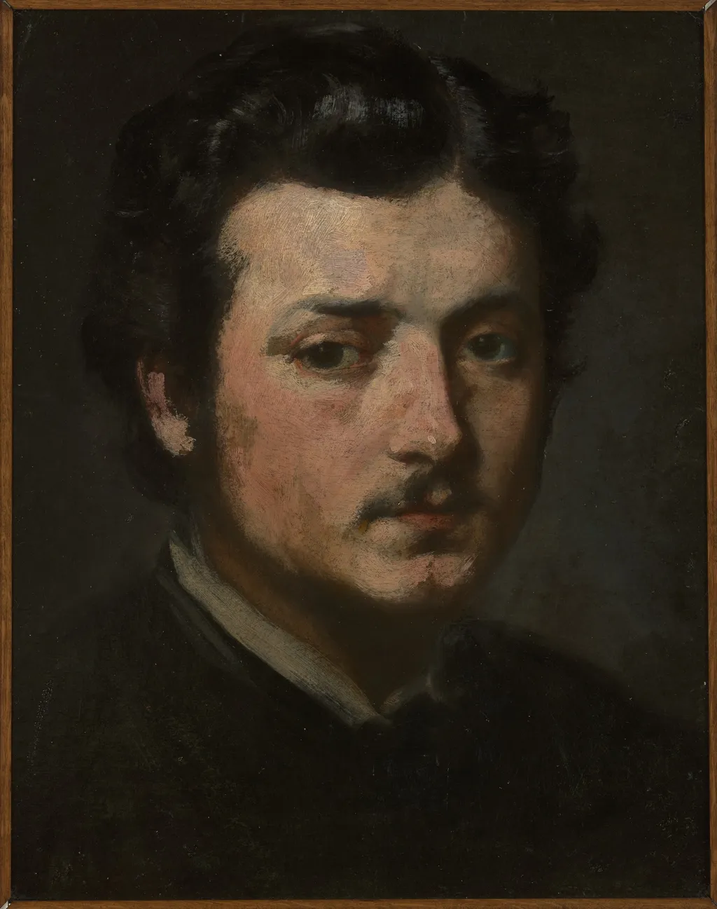 Self-Portrait, by Andrzej Grabowski, unspecified, 1869