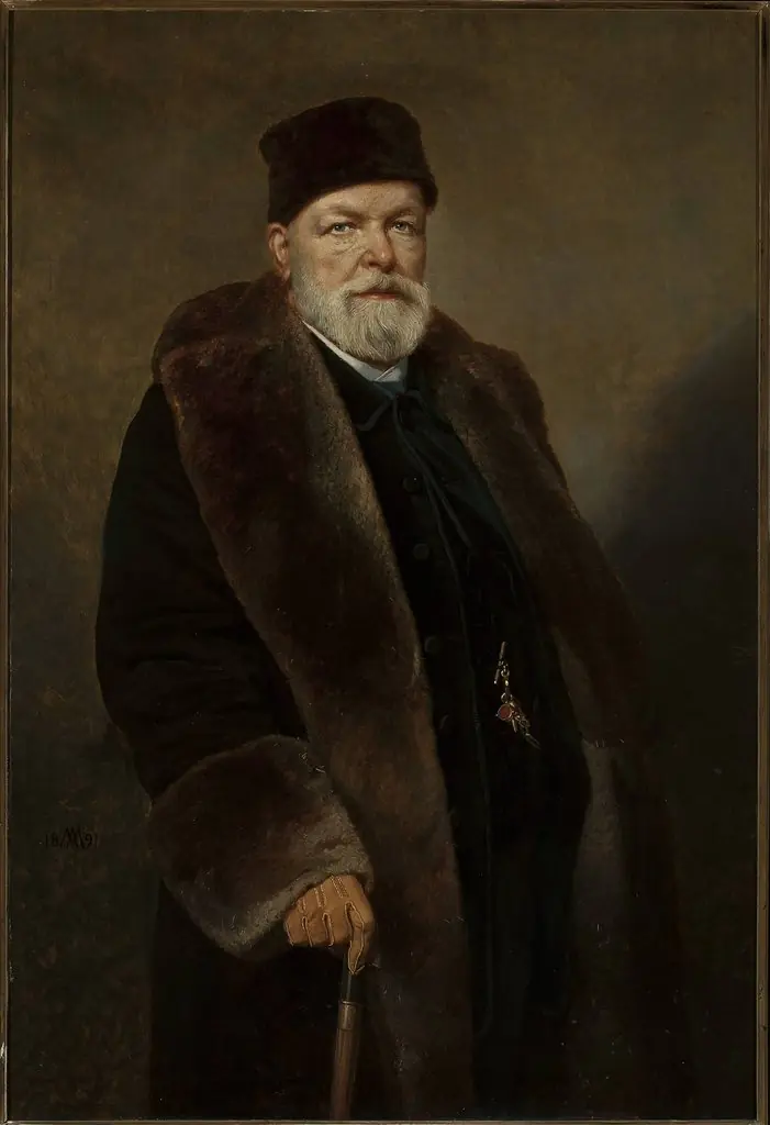 Portrait of Hipolit Świeykowski, by Andrzej Jerzy Mniszech