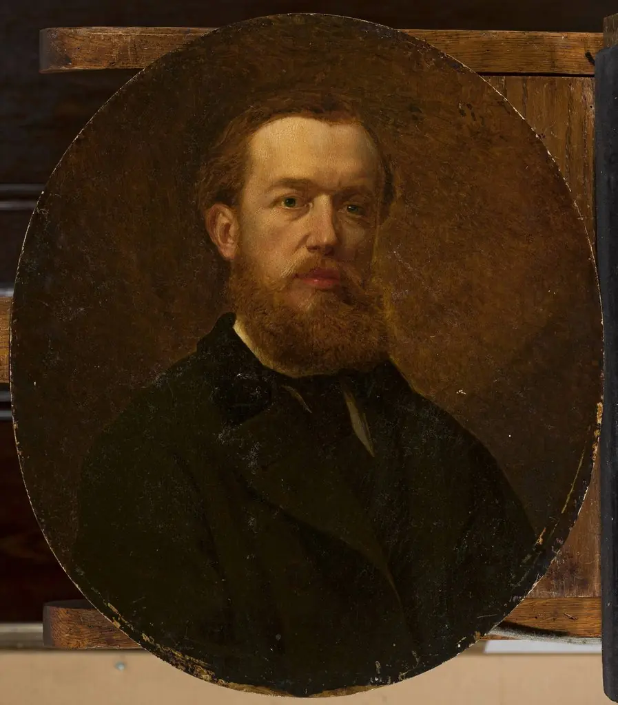 Portrait of Maksymilian Gierymski, by Andrzej Jerzy Mniszech