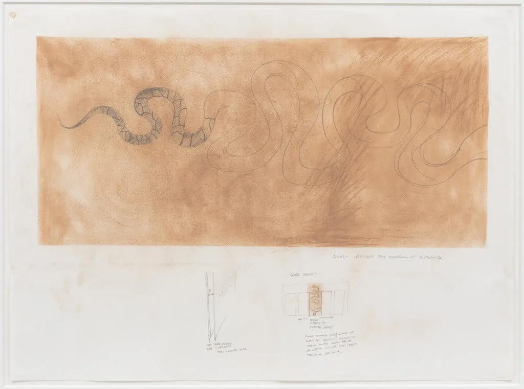 Untitled, by Andy Goldsworthy, graphite