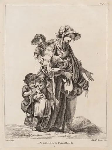 La Mère de famille (The Mother of the Family), by Ange-Laurent de Lalive de Jully