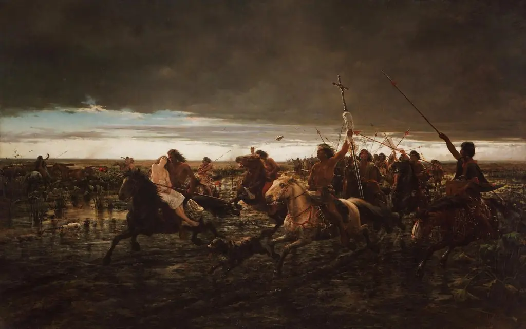 La vuelta del malón, by Ángel della Valle
