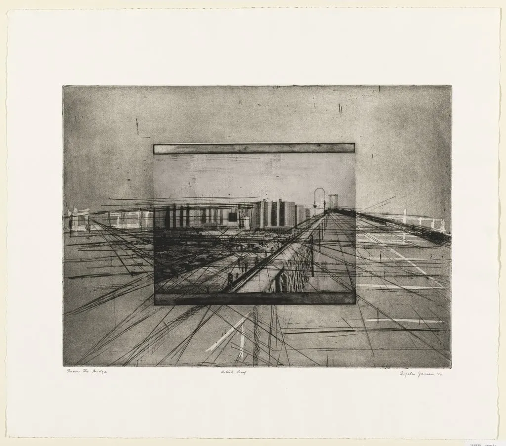 Untitled, by Angela Jansen, ink, 1970