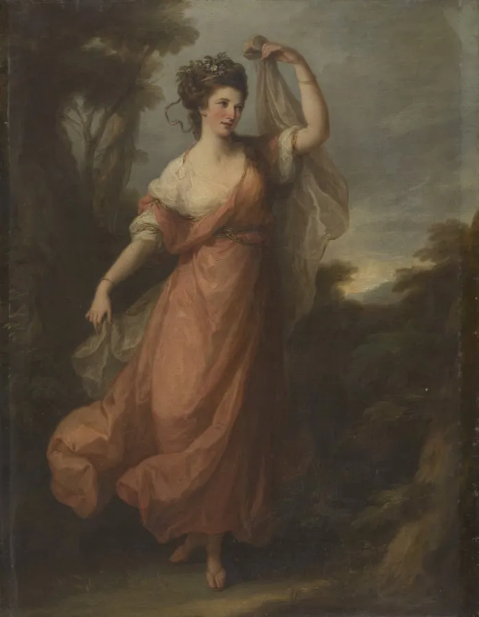 A Dancing Young Woman as Terpsichore, by Angelica Kauffmann, unspecified, 1780