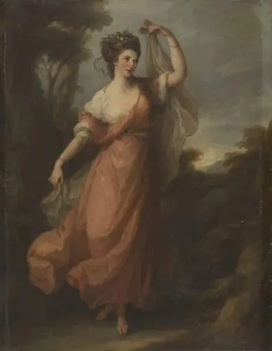 A Dancing Young Woman as Terpsichore, by Angelica Kauffmann
