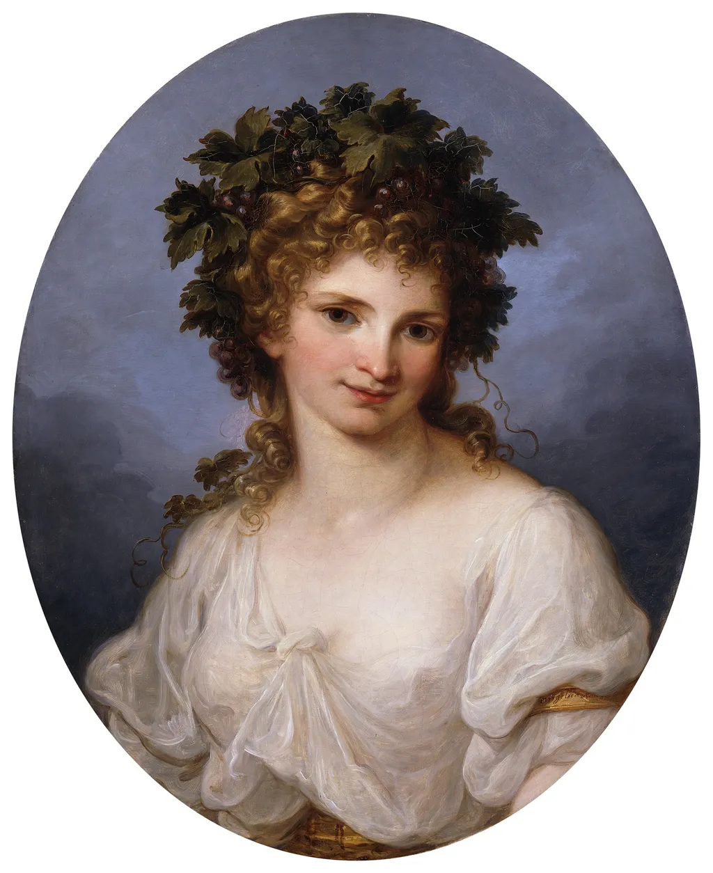 Bacchante, by Angelica Kauffmann, oil, 1772