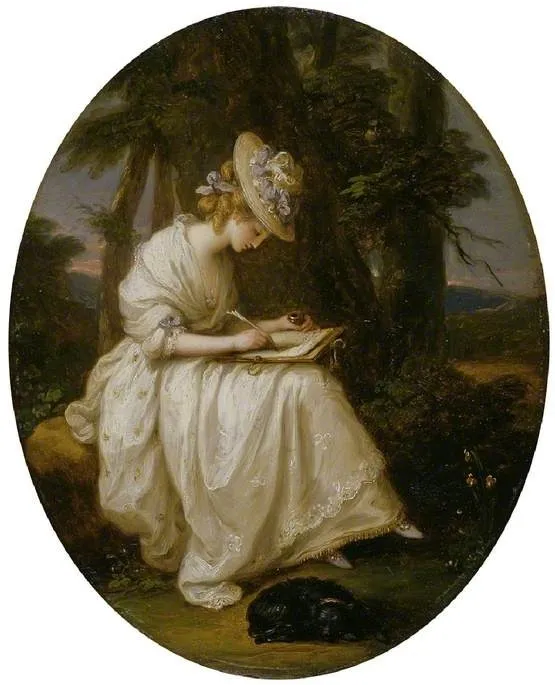 Louisa Hammond, by Angelica Kauffmann, oil, 1800