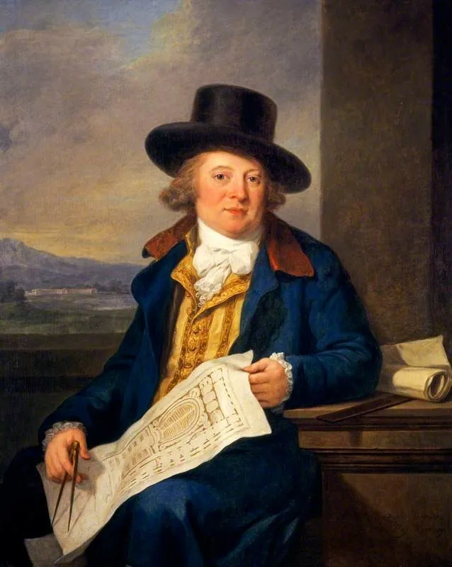 Michael Novosielski (1750 - 1795), by Angelica Kauffmann, oil, 1796