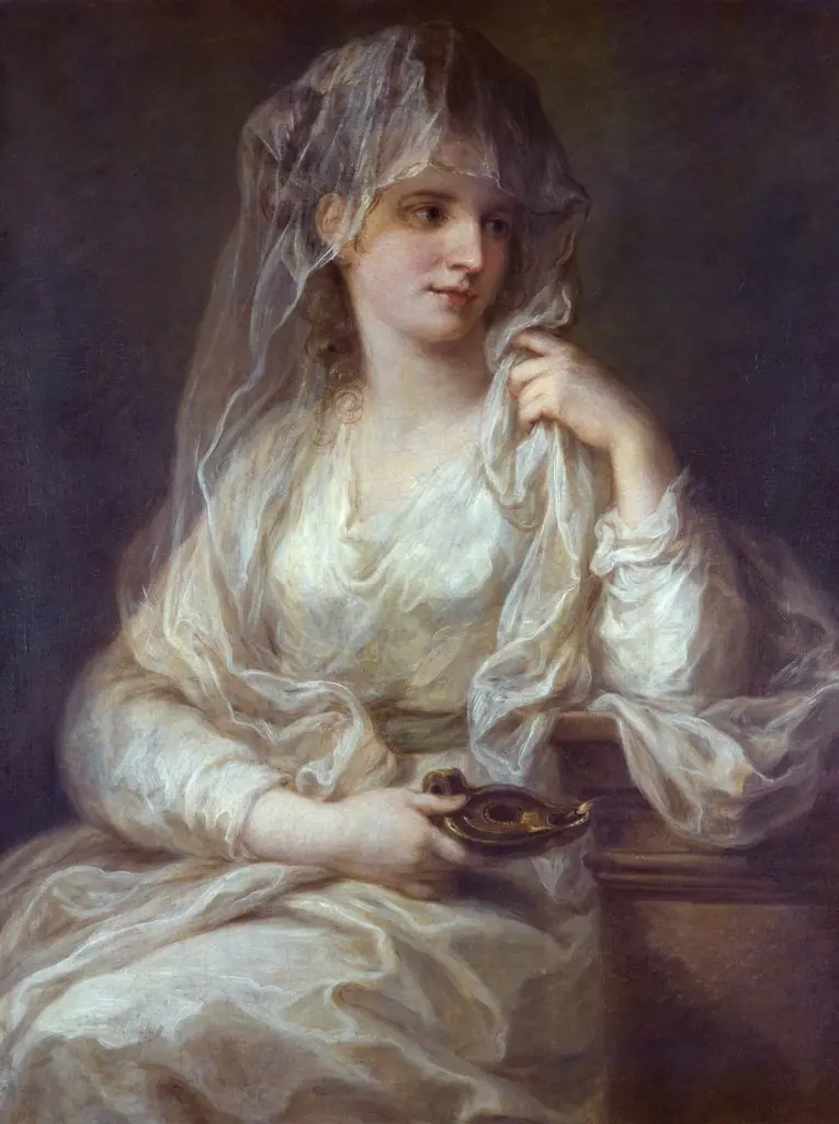 Portrait of a lady as Vestal Virgin, by Angelica Kauffmann