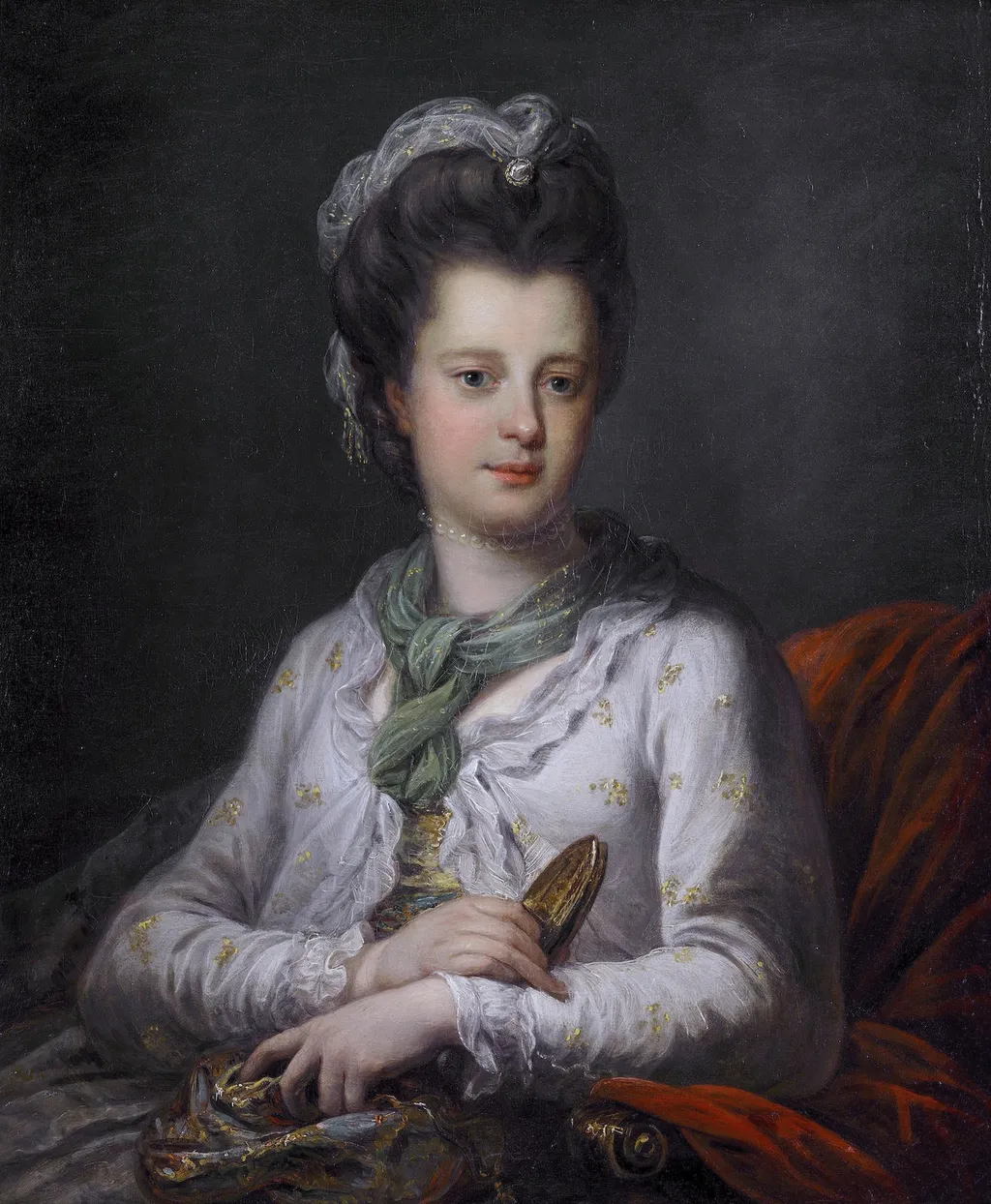 Portrait of Elizabeth Kerr, née Fortescue, Marchioness of Lothian, by Angelica Kauffmann, oil, 1770