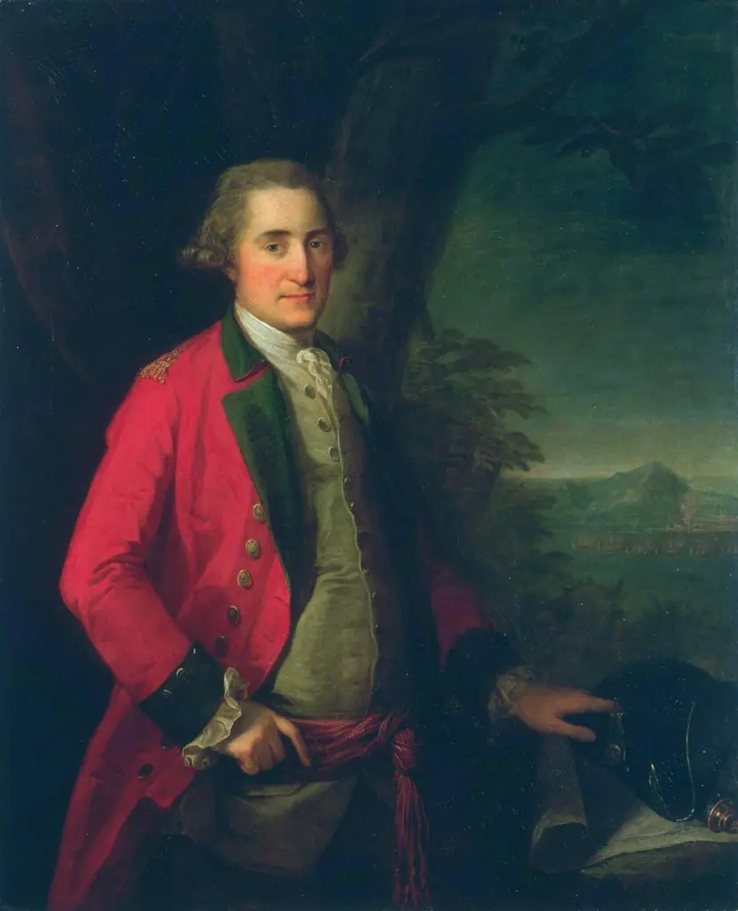 Portrait of Lieutenant General James Cuninghame, by Angelica Kauffmann
