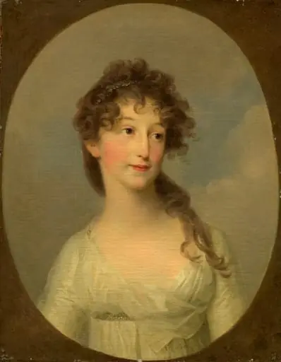 Possibly Franciska Krasinska, Duchess of Courland, by Angelica Kauffmann